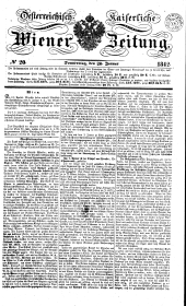 Wiener Zeitung 18420120 Seite: 1