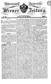 Wiener Zeitung 18420218 Seite: 1