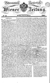 Wiener Zeitung 18420219 Seite: 1