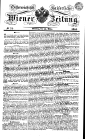 Wiener Zeitung 18420313 Seite: 1