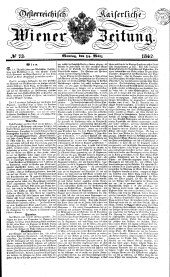 Wiener Zeitung 18420314 Seite: 1