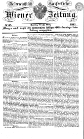 Wiener Zeitung 18420326 Seite: 1