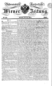 Wiener Zeitung 18420328 Seite: 1