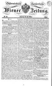 Wiener Zeitung 18420329 Seite: 1