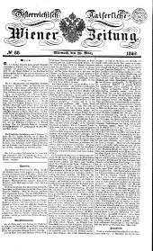 Wiener Zeitung 18420330 Seite: 1