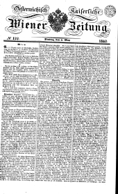 Wiener Zeitung 18420503 Seite: 1