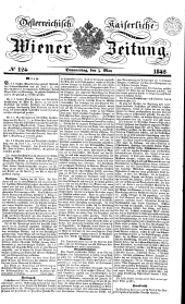 Wiener Zeitung 18420505 Seite: 1