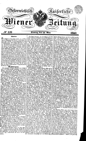 Wiener Zeitung 18420510 Seite: 1