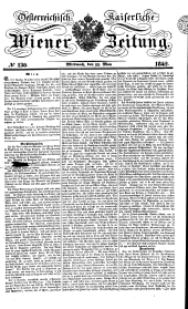 Wiener Zeitung 18420511 Seite: 1