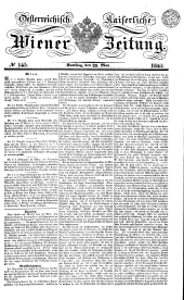 Wiener Zeitung 18420528 Seite: 1