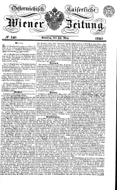 Wiener Zeitung 18420529 Seite: 1