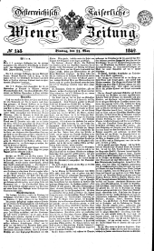 Wiener Zeitung 18420531 Seite: 1