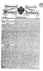 Wiener Zeitung 18420619 Seite: 1