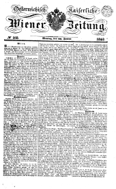 Wiener Zeitung 18420620 Seite: 1