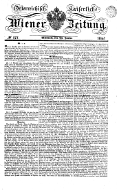 Wiener Zeitung 18420629 Seite: 1