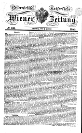 Wiener Zeitung 18420702 Seite: 1