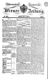 Wiener Zeitung 18420704 Seite: 1