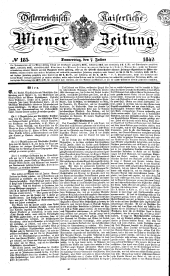 Wiener Zeitung 18420707 Seite: 1