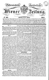 Wiener Zeitung 18420709 Seite: 1