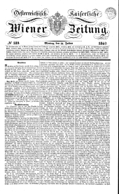 Wiener Zeitung 18420711 Seite: 1