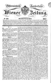 Wiener Zeitung 18420713 Seite: 1