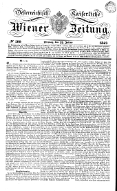 Wiener Zeitung 18420722 Seite: 1