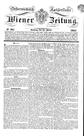 Wiener Zeitung 18420724 Seite: 1