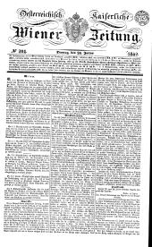 Wiener Zeitung 18420726 Seite: 1