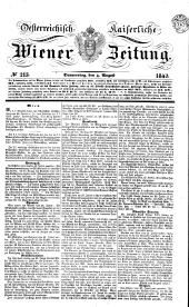 Wiener Zeitung 18420804 Seite: 1