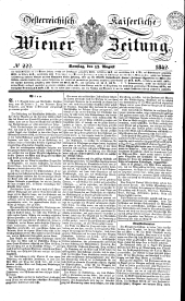 Wiener Zeitung 18420813 Seite: 1