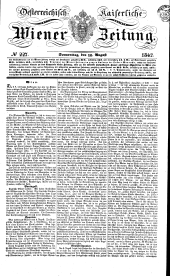 Wiener Zeitung 18420818 Seite: 1