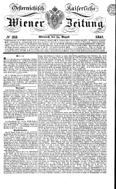 Wiener Zeitung 18420824 Seite: 1