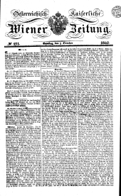 Wiener Zeitung 18421001 Seite: 1