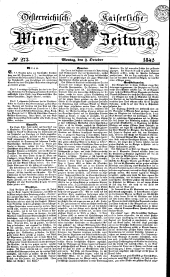 Wiener Zeitung 18421003 Seite: 1