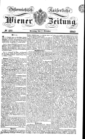 Wiener Zeitung 18421007 Seite: 1