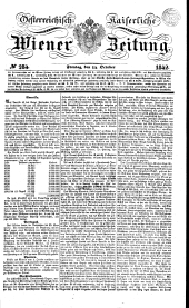 Wiener Zeitung 18421014 Seite: 1