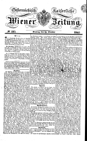 Wiener Zeitung 18421025 Seite: 1