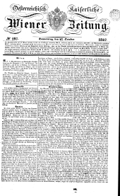 Wiener Zeitung 18421027 Seite: 1