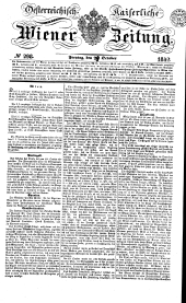 Wiener Zeitung 18421028 Seite: 1