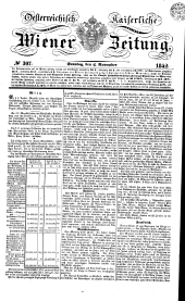 Wiener Zeitung 18421106 Seite: 1