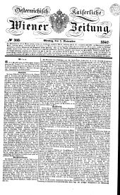 Wiener Zeitung 18421107 Seite: 1