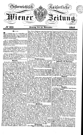 Wiener Zeitung 18421111 Seite: 1