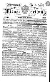 Wiener Zeitung 18421115 Seite: 1