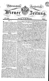 Wiener Zeitung 18421122 Seite: 1