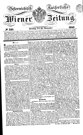 Wiener Zeitung 18421125 Seite: 1