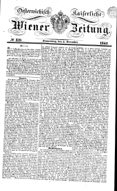 Wiener Zeitung 18421208 Seite: 1