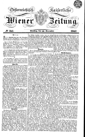 Wiener Zeitung 18421210 Seite: 1