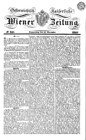 Wiener Zeitung 18421215 Seite: 1