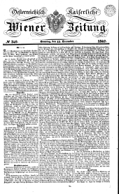 Wiener Zeitung 18421218 Seite: 1