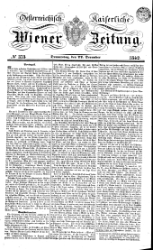 Wiener Zeitung 18421222 Seite: 1